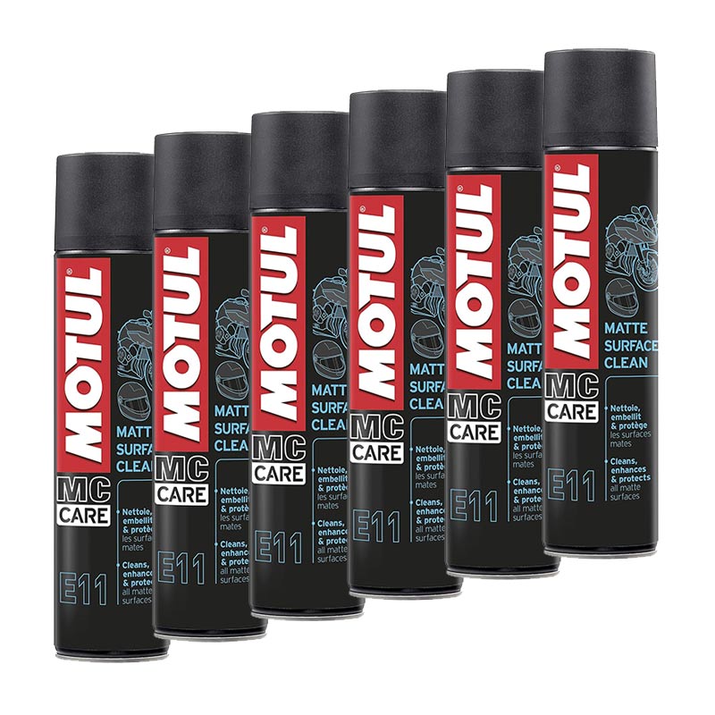 Pack 6x Motul MC Care E11 Matte Surface Clean - Imagen 2