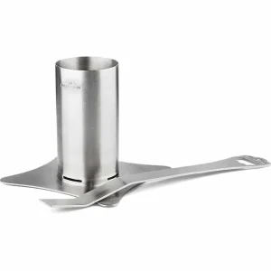 Soporte de acero para pollo Napoleon con asa extraible
