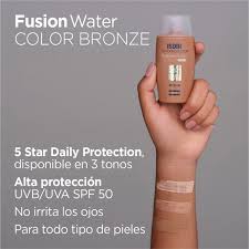 Fotoprotector Isdin Fusion Water Color Bronze Spf50 50ml - Imagen 2