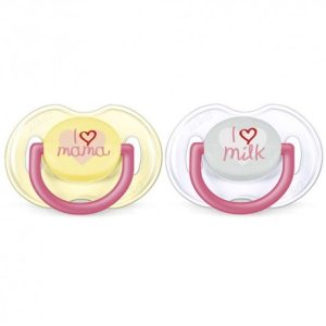 Philips Avent Chupete Decorado Love 0-6m 2uds Rosa