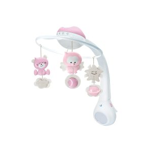 CARRUSEL MUSICAL 3 EN 1 INFANTINO ROSA