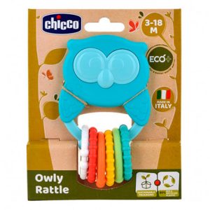 Chicco Sonajero Búho Eco 3-18 meses