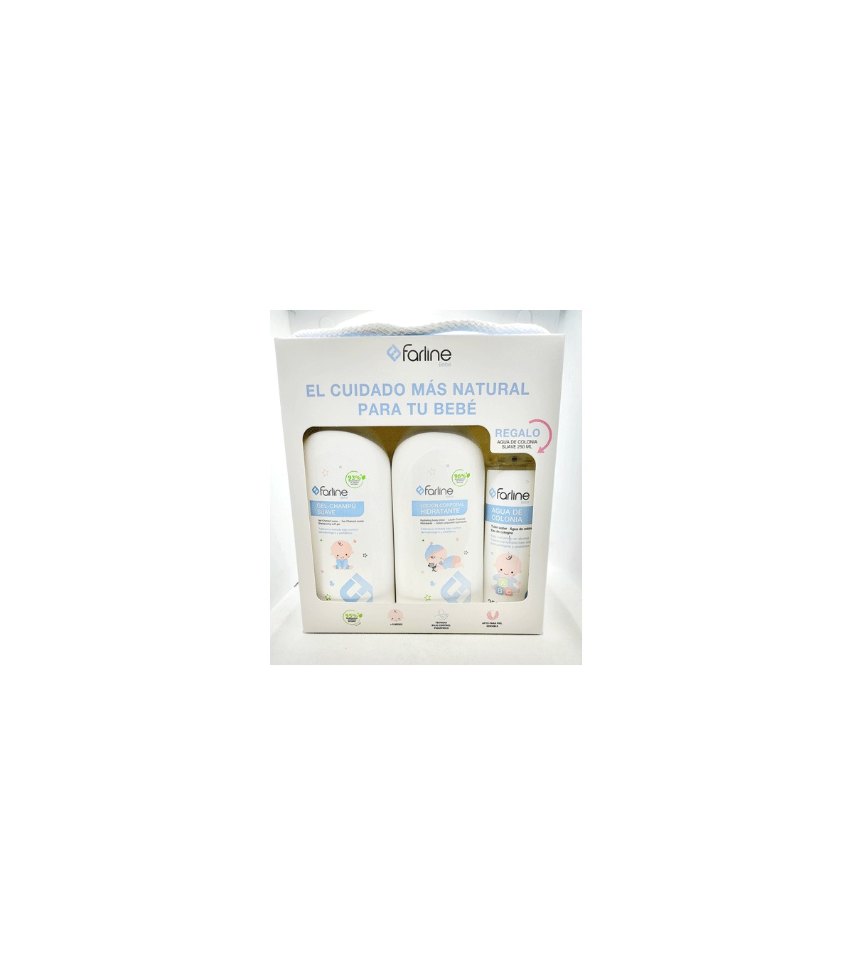Farline Pack Cuidado del Bebé + Regalo Agua de Colonia 250 ml - Imagen 2