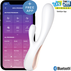 SATISFYER MONO FLEX BLANCO CON APP - Imagen 2