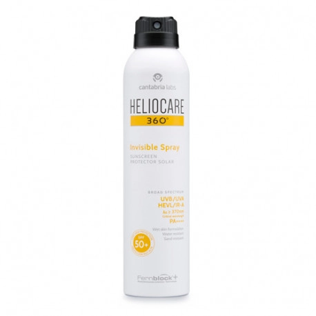 Heliocare 360º Invisible Spray Resistente al Agua SPF50+ 200ml