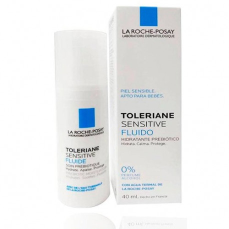 La Roche Posay Toleriane Sensitive Fluido Hidratante Prebiótico 40ml - Imagen 2