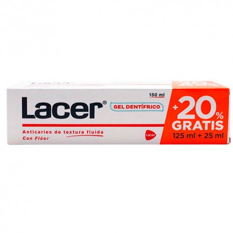 Lacer Gel Dentrífico Promo 125ml+25ml