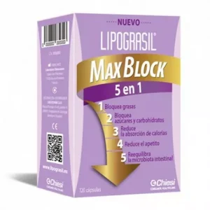 Lipograsil Max Block 5 en 1 120 cápsulas
