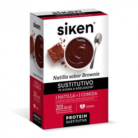 Siken Sustitutive Natilla Brownie 6 Sobres - Imagen 2